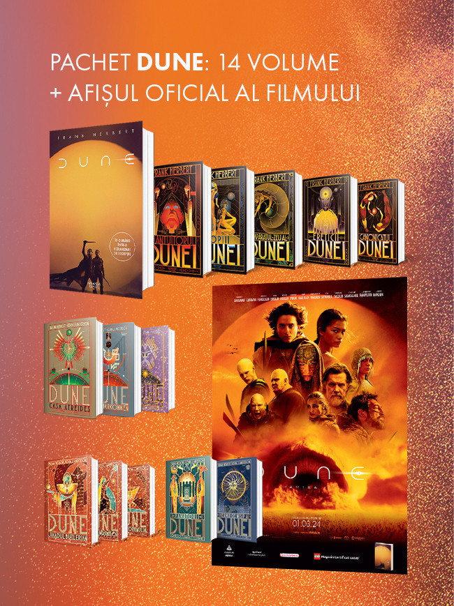 Pachet Universul Dune 14 vol. + AFIȘ